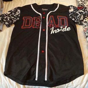 Spencers size medium dead inside Halloween jersey